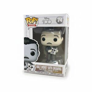 Funko Pop! Icons Walt Disney With Drawing Vinyl Figure #74 Disney 100 Collectibl
